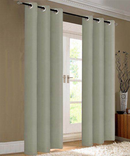 S.l. Home Fashions Light Gray Calvin Room Darkening Curtain Panel – Set Of  Two In Grommet Room Darkening Curtain Panels (Photo 27 of 50)