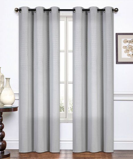 S.l. Home Fashions Silver Willow Curtain Panel – Set Of Two Throughout Willow Rod Pocket Window Curtain Panels (Photo 37 of 46)