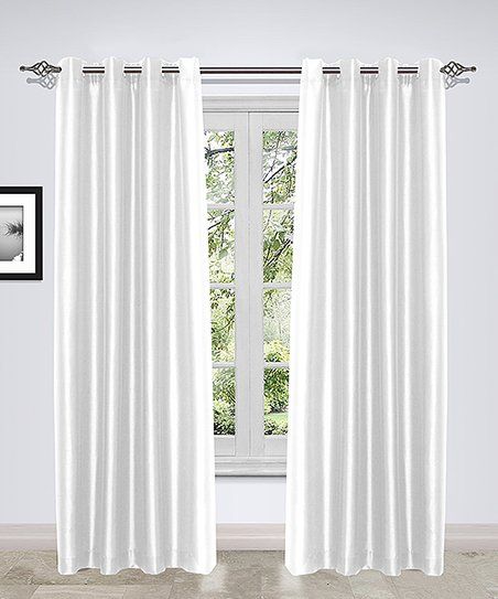 Safdie & Co. Inc. White Grommet Room Darkening Curtain Panel Throughout Grommet Room Darkening Curtain Panels (Photo 41 of 50)