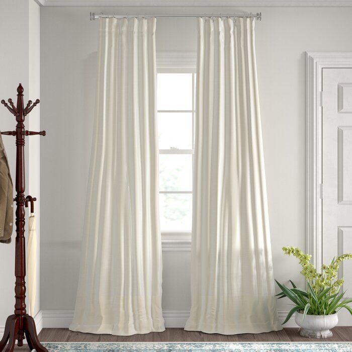 Sagunto Textured Room Darkening Thermal Tab Top Single Curtain Panel Pertaining To Flax Gold Vintage Faux Textured Silk Single Curtain Panels (View 49 of 50)