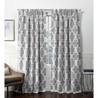 Sateen 30 In. W X 108 In. L Woven Blackout Pinch Pleat Top Intended For Sateen Woven Blackout Curtain Panel Pairs With Pinch Pleat Top (Photo 19 of 40)