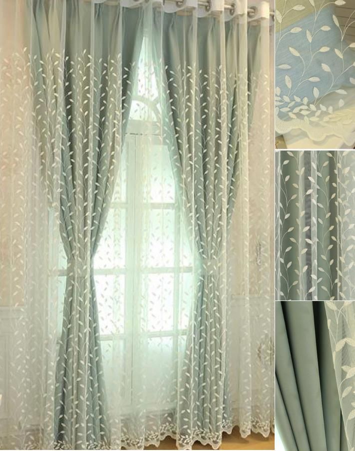 Sea Foam Green Curtains | Best Home Decorating Ideas Intended For Copper Grove Fulgence Faux Silk Grommet Top Panel Curtains (View 8 of 50)