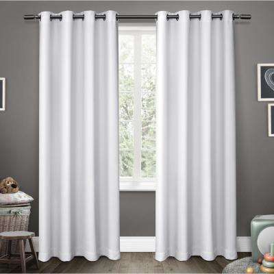 Set – 0 63.5 – Curtains & Drapes – Window Treatments – The In Sateen Woven Blackout Curtain Panel Pairs With Pinch Pleat Top (Photo 35 of 40)