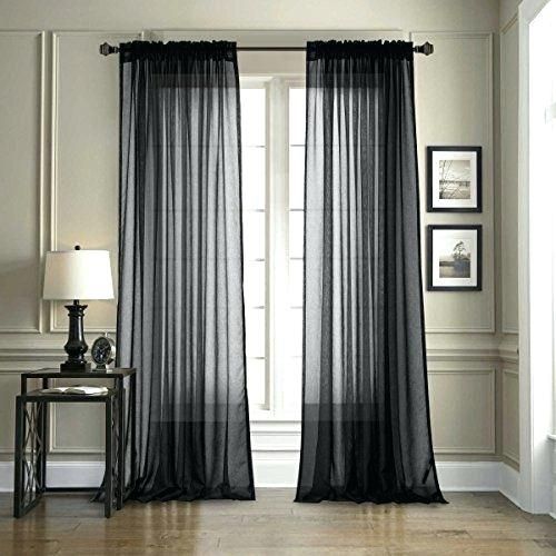 Sheer Curtain Rods – Wedreport.co In Ella Window Curtain Panels (Photo 14 of 50)