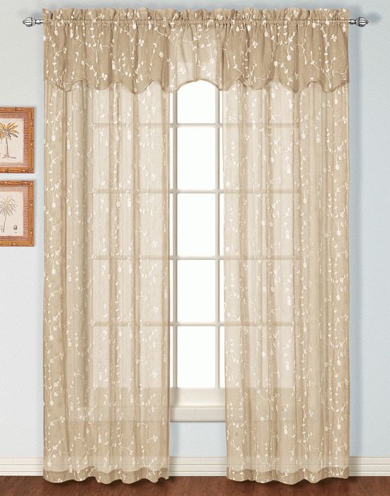 Sheer Drapery Panels – Home Ideas Inside Laya Fretwork Burnout Sheer Curtain Panels (View 30 of 38)