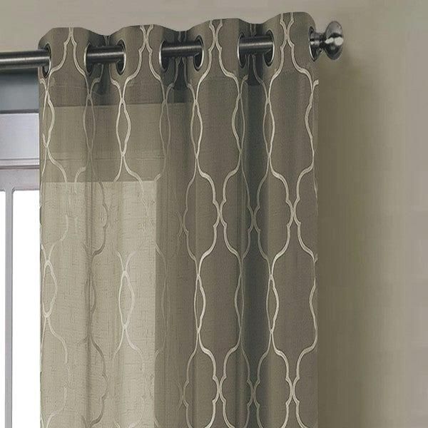 Sheer Grommet Curtains 96 – Dugven With Baroque Linen Grommet Top Curtain Panel Pairs (View 34 of 48)