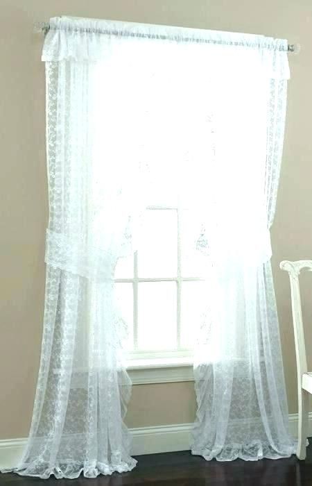 Sheer Ruffled Curtains – Yeffgadgets.co Pertaining To Sheer Voile Ruffled Tier Window Curtain Panels (Photo 32 of 50)