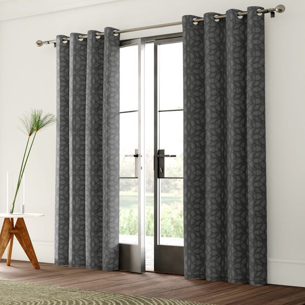 Shively Thermaweave Geometric Blackout Thermal Single Curtain Panel Regarding Thermaweave Blackout Curtains (View 3 of 47)