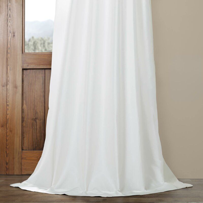 Silk Taffeta – Fashion Dresses Pertaining To Faux Silk Taffeta Solid Blackout Single Curtain Panels (View 27 of 50)
