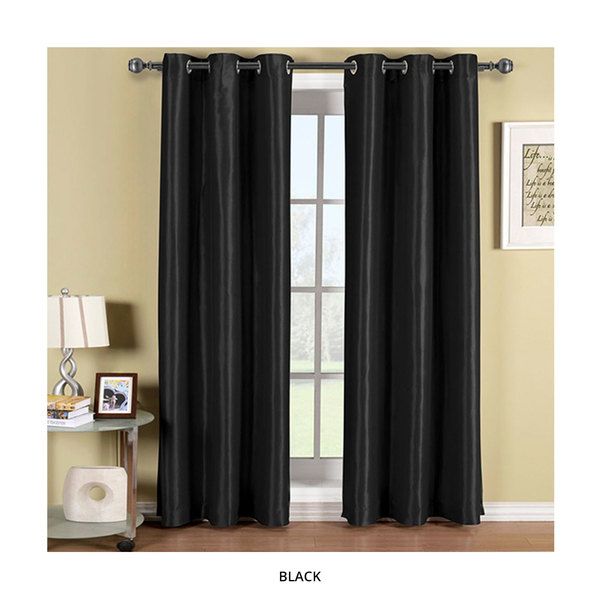 Single Energy Saving Therma Weave 54" X 84" Blackout Curtain Panel –  Assorted Colors Inside Thermaweave Blackout Curtains (Photo 26 of 47)