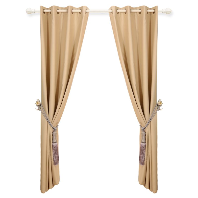 Solid Colors Blackout Curtains For The Bedroom Faux Linen Modern Curtains  For Meeting Room Cheap Window Curtains Fabric – Buy Blackout Curtain For Intended For Faux Linen Blackout Curtains (Photo 18 of 50)