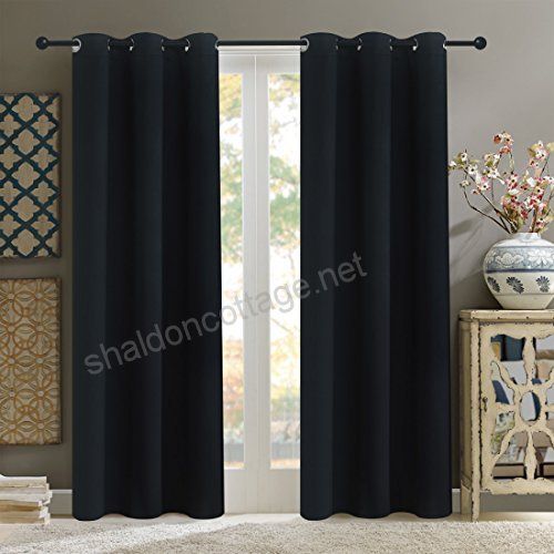 Solid Thermal Insulated Blackout Window Curtains / Draperies For Solid Thermal Insulated Blackout Curtain Panel Pairs (Photo 28 of 50)