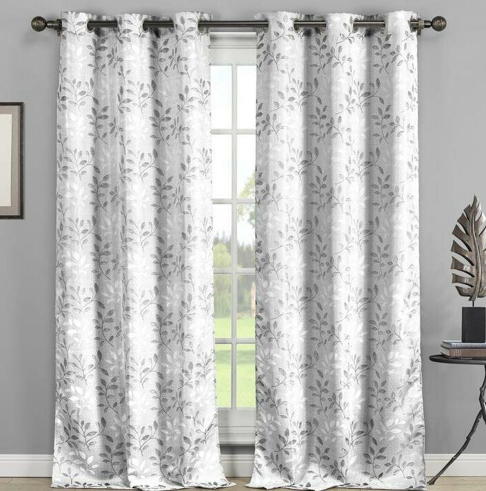 Sousa Nature/floral Room Darkening Thermal Grommet Panel Pair Throughout Floral Pattern Room Darkening Window Curtain Panel Pairs (View 15 of 44)