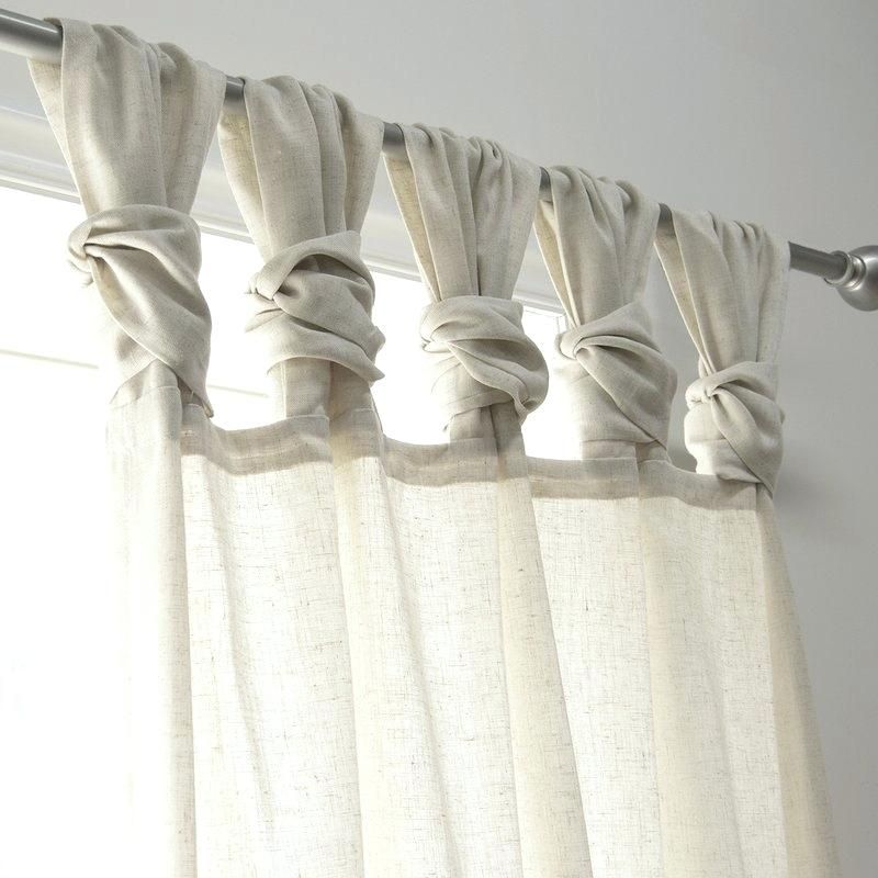 Tab Curtains Throughout Twisted Tab Lined Single Curtain Panels (Photo 24 of 50)