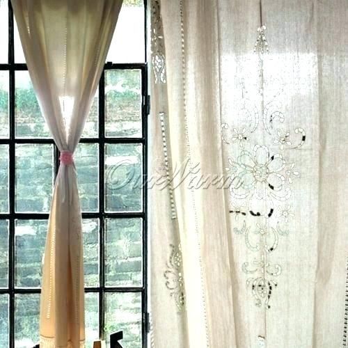 Tab Top Linen Curtains – Suvaiva.co Within Solid Country Cotton Linen Weave Curtain Panels (Photo 45 of 50)