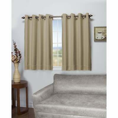 Tacoma Double Blackout Grommet Curtain Panel – Short Length | Ebay With Ultimate Blackout Short Length Grommet Curtain Panels (Photo 7 of 50)