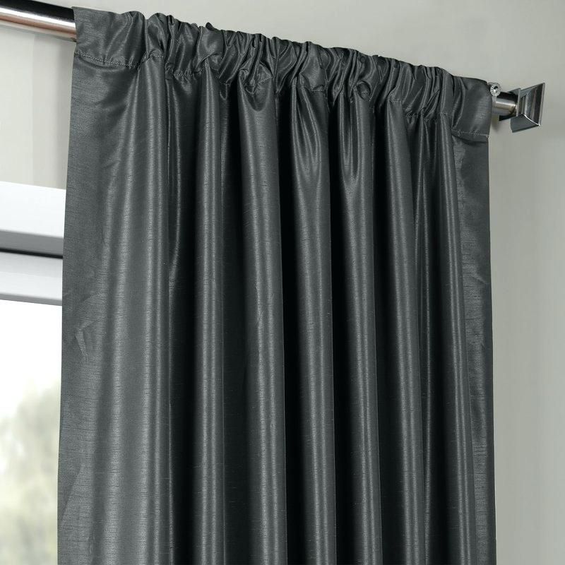 Textured Curtain Panels Linen Textured Curtain Panel With Regard To Thermal Textured Linen Grommet Top Curtain Panel Pairs (Photo 33 of 42)