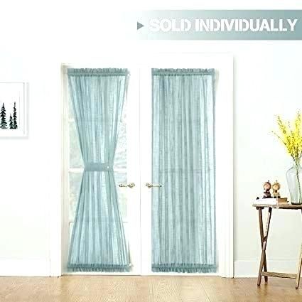 Textured Sheer Curtains Textured Sheer Curtain Panels Amazon In Signature French Linen Curtain Panels (Photo 29 of 50)