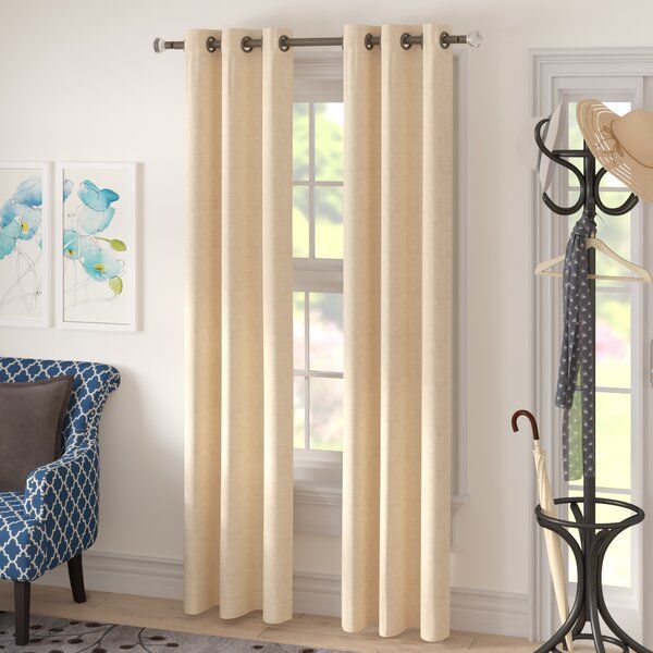 Textured White Curtains | Wayfair For Elegant Comfort Window Sheer Curtain Panel Pairs (View 26 of 50)