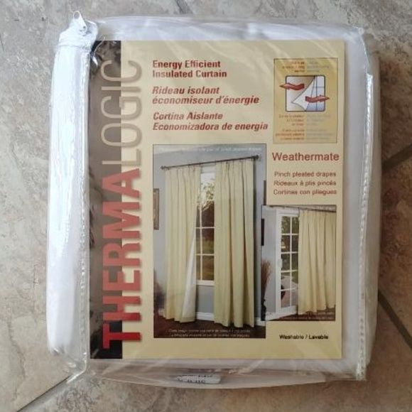 Thermalogic Weathermate Insulated Curtains 72 X 84 Nwt Regarding Insulated Cotton Curtain Panel Pairs (View 24 of 50)