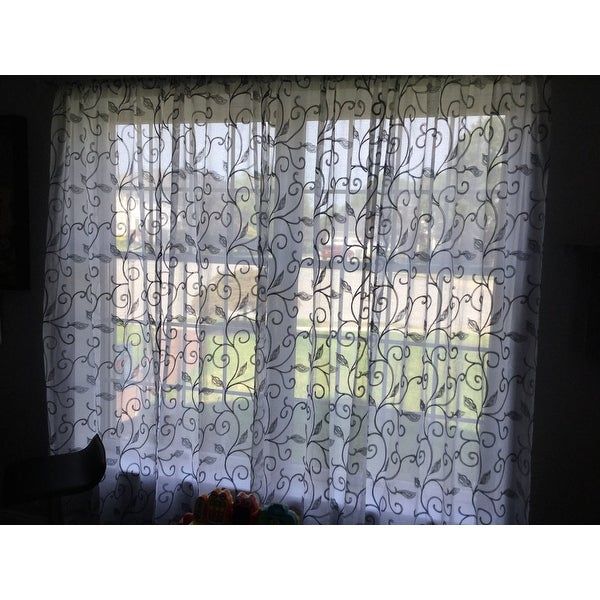 Top Product Reviews For Amrapur Overseas Leaf Swirl Within Overseas Leaf Swirl Embroidered Curtain Panel Pairs (Photo 1 of 50)