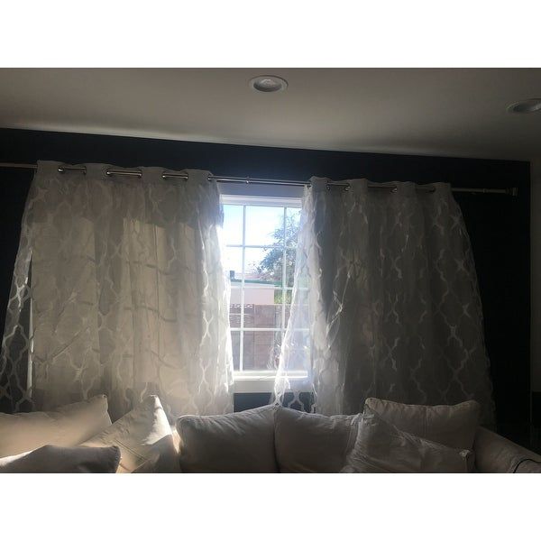 Top Product Reviews For Bethany Sheer Overlay Blackout Pertaining To Bethany Sheer Overlay Blackout Window Curtains (Photo 8 of 50)