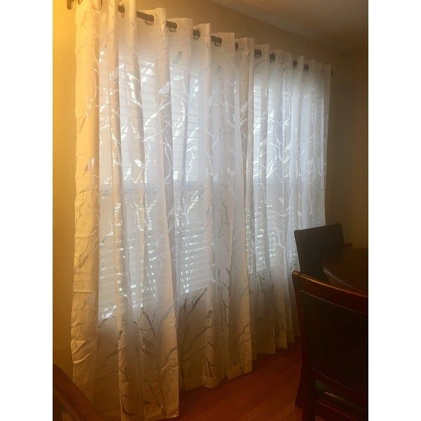 Top Product Reviews For Madison Park Vina Sheer Bird Single Intended For Vina Sheer Bird Single Curtain Panels (View 2 of 38)