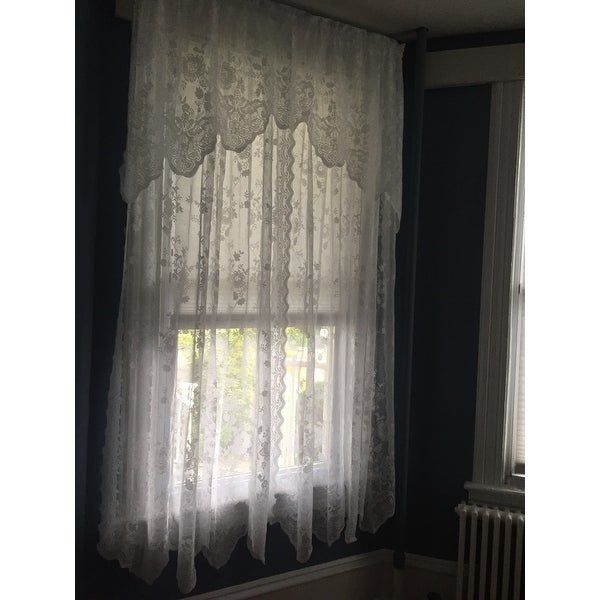 Top Product Reviews For No. 918 Alison Rod Pocket Lace With Regard To Alison Rod Pocket Lace Window Curtain Panels (Photo 4 of 44)