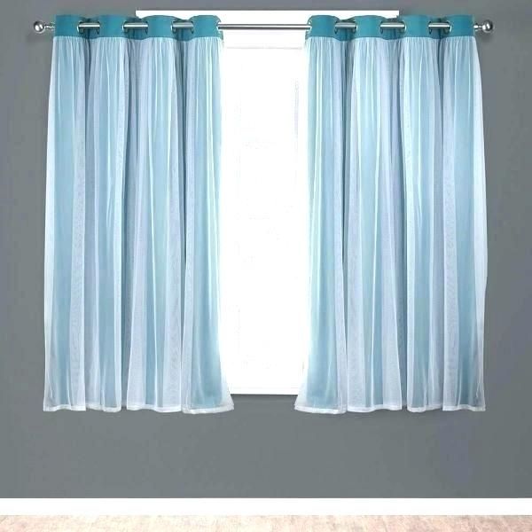 Two Layer Curtains – Eggboi.co With Signature White Double Layer Sheer Curtain Panels (Photo 39 of 50)