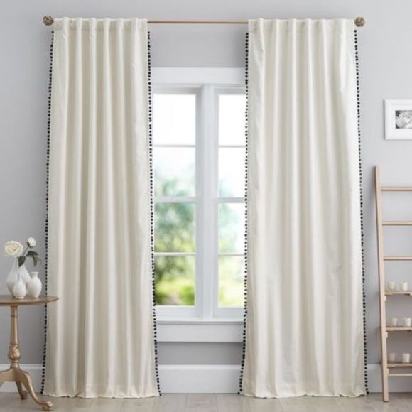 Two Pbteen Emily Meritt Blackout Drapes, Nwt Nwt With Thermaweave Blackout Curtains (Photo 47 of 47)