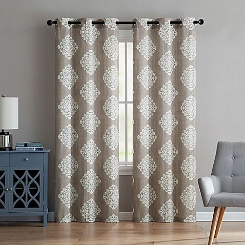 Vcny Aria Window Curtain Panel Pair | Modern Family Home In Inside Caldwell Curtain Panel Pairs (View 2 of 27)