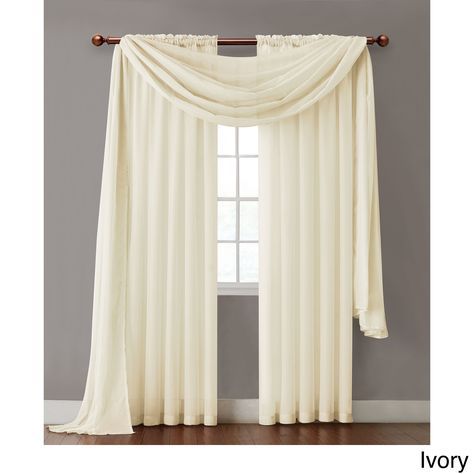 Vcny Infinity Sheer Rod Pocket Curtain Panel | Decor Within Infinity Sheer Rod Pocket Curtain Panels (View 14 of 50)