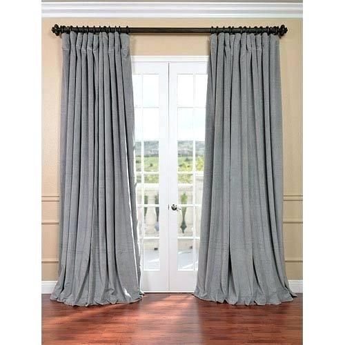 Velvet Blackout Curtains 108 – Dreamns With Signature Blackout Velvet Curtains (View 16 of 50)