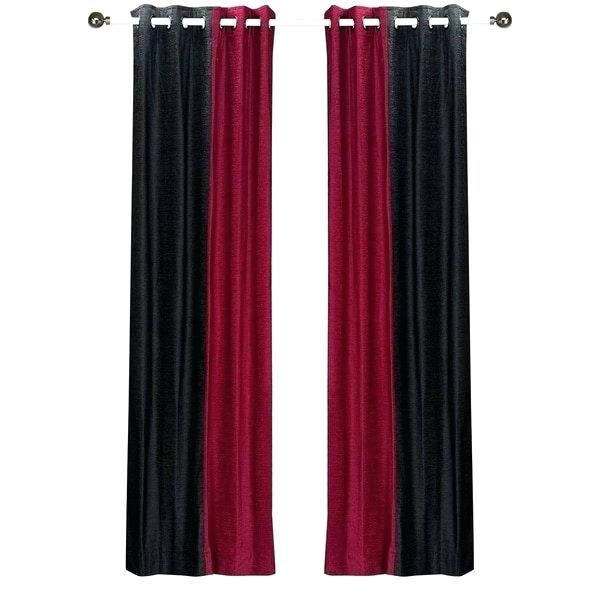 Velvet Curtain Panels – Bjorner Pertaining To Knotted Tab Top Window Curtain Panel Pairs (Photo 17 of 50)