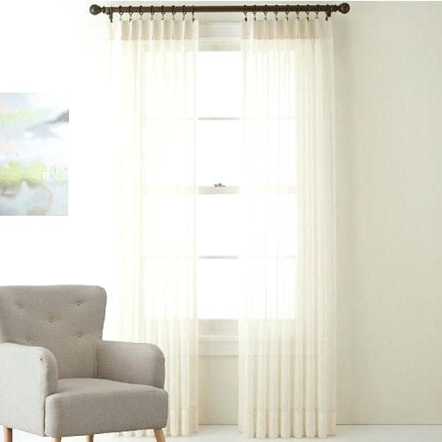 Voile Sheer Curtains – Markberge.co Inside Elowen White Twist Tab Voile Sheer Curtain Panel Pairs (Photo 12 of 36)