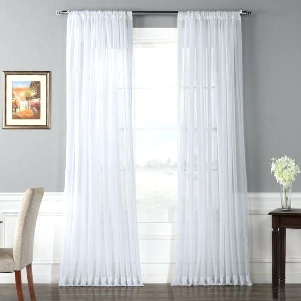 Voile Sheer Curtains – Markberge (View 23 of 37)