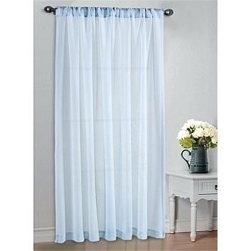 Voile Sheer Curtains – Unitedthread.co In Erica Sheer Crushed Voile Single Curtain Panels (Photo 29 of 41)