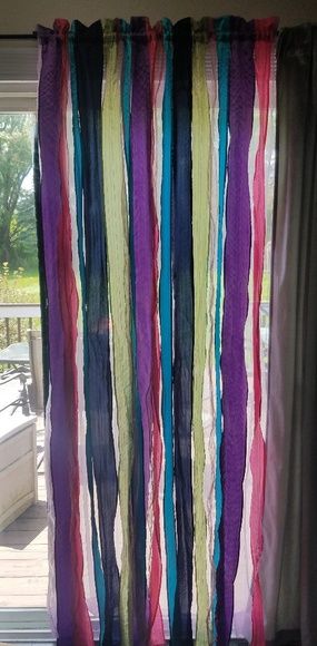 Wamsutta Colorful Sheer Window Treatments For Lydia Ruffle Window Curtain Panel Pairs (Photo 43 of 43)