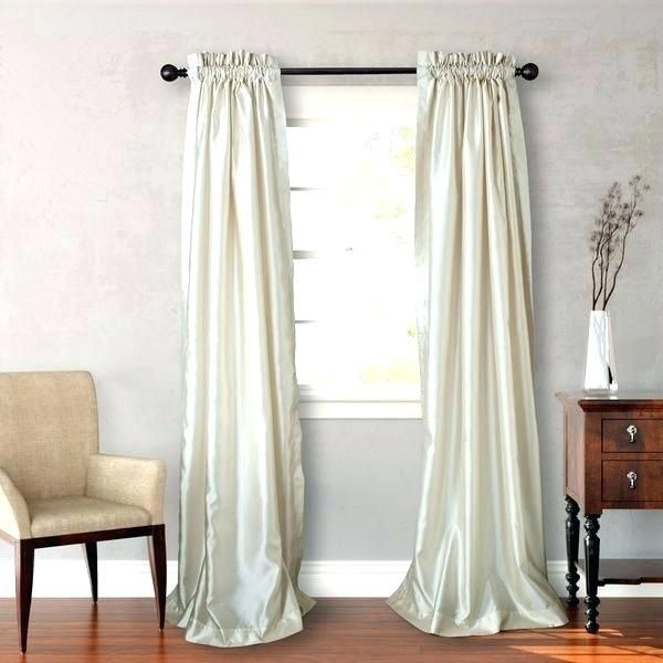 White Faux Silk Curtains Latest Designs With Rich Remodel Within Off White Vintage Faux Textured Silk Curtains (Photo 43 of 50)