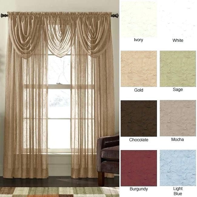 White Sheer Curtain Panels 84 – Floralindeman (View 11 of 36)