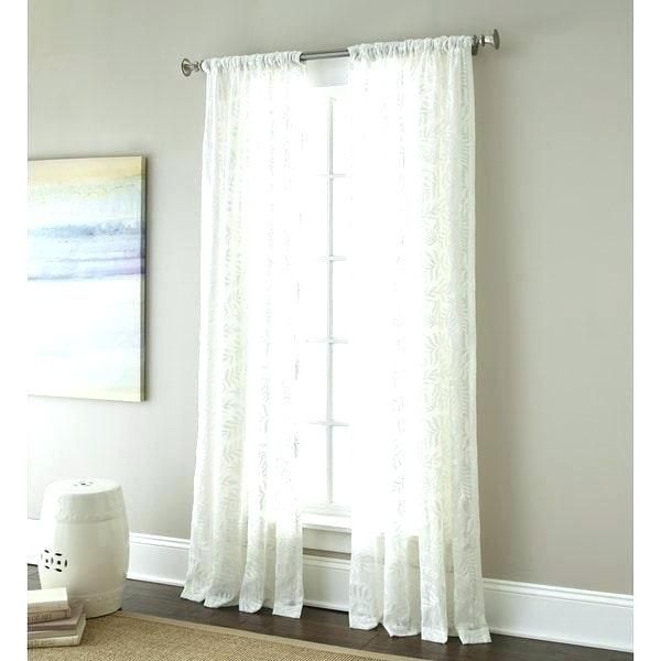 White Sheer Curtain Panels – Panoramahotel.co Regarding Signature White Double Layer Sheer Curtain Panels (Photo 48 of 50)