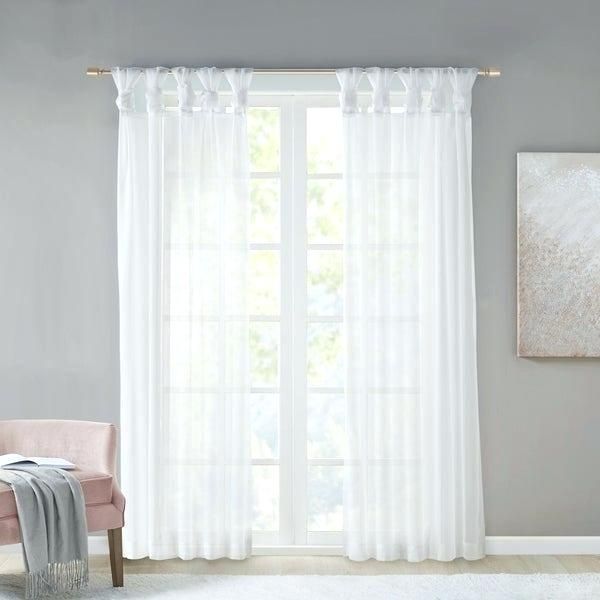 White Sheer Curtain Panels – Panoramahotel.co Throughout Signature White Double Layer Sheer Curtain Panels (Photo 18 of 50)
