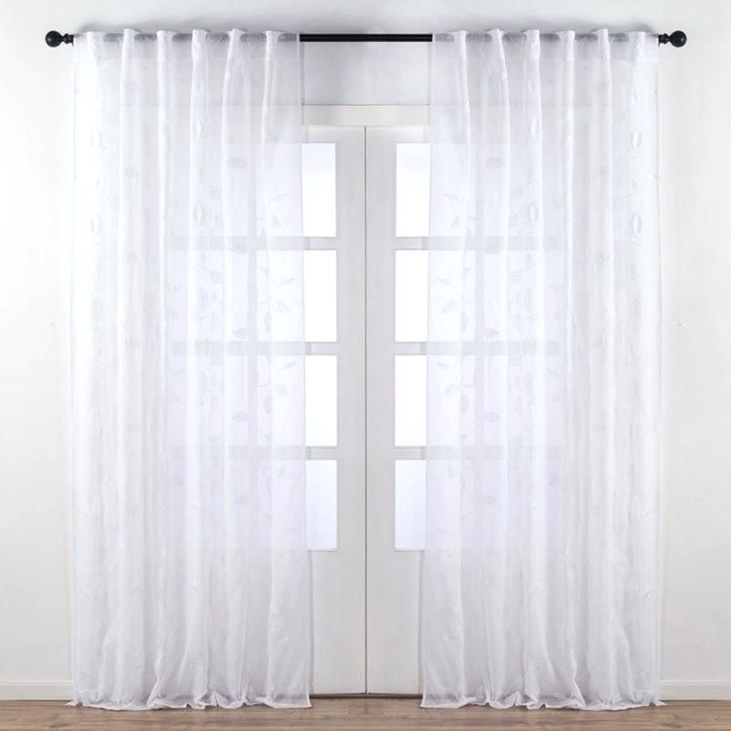 White Sheer Curtains – Pinjongill.co In Arm And Hammer Curtains Fresh Odor Neutralizing Single Curtain Panels (Photo 24 of 50)