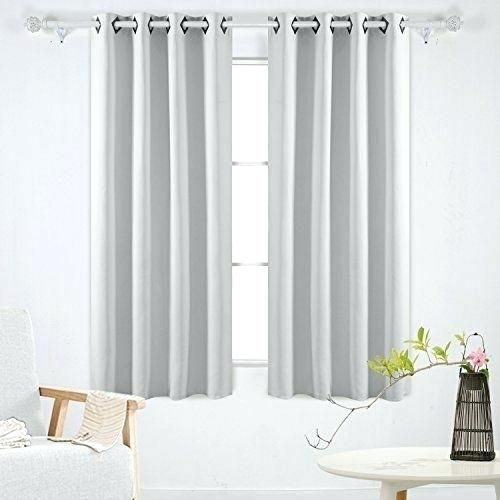 White Thermal Curtains – Nxtpro Intended For Thermal Woven Blackout Grommet Top Curtain Panel Pairs (View 43 of 43)