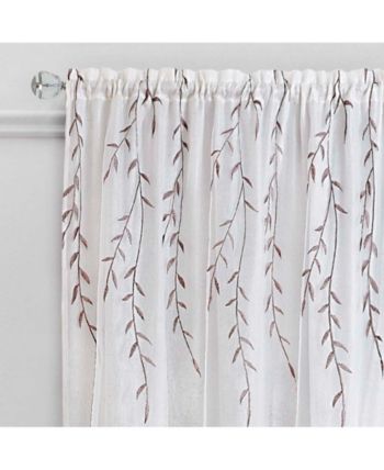 Willow Rod Pocket Window Curtain Panel, 42x63 In 2019 Inside Willow Rod Pocket Window Curtain Panels (Photo 7 of 46)