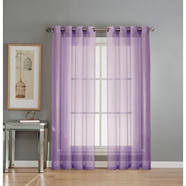 Window Elements – Buy Window Elements At Best Price In In Wavy Leaves Embroidered Sheer Extra Wide Grommet Curtain Panels (View 15 of 50)