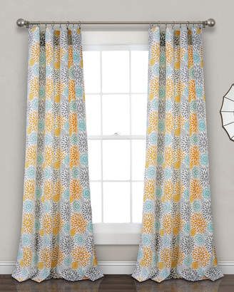 Window Flower Curtain – Shopstyle In Weeping Flowers Room Darkening Curtain Panel Pairs (View 34 of 50)
