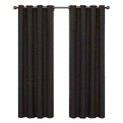 Wyndham Blackout Curtain Panel Throughout Eclipse Trevi Blackout Grommet Window Curtain Panels (View 7 of 26)