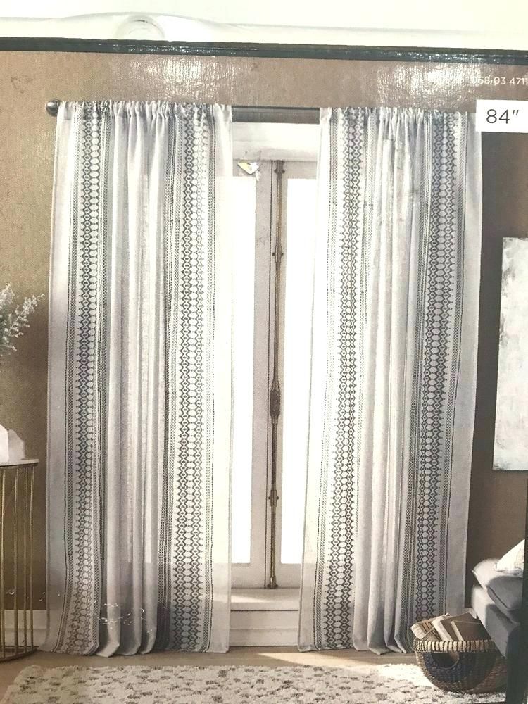 X Curtains Stitched Edge Sheer Window Curtain Panel Gray With Regard To Arm And Hammer Curtains Fresh Odor Neutralizing Single Curtain Panels (Photo 38 of 50)