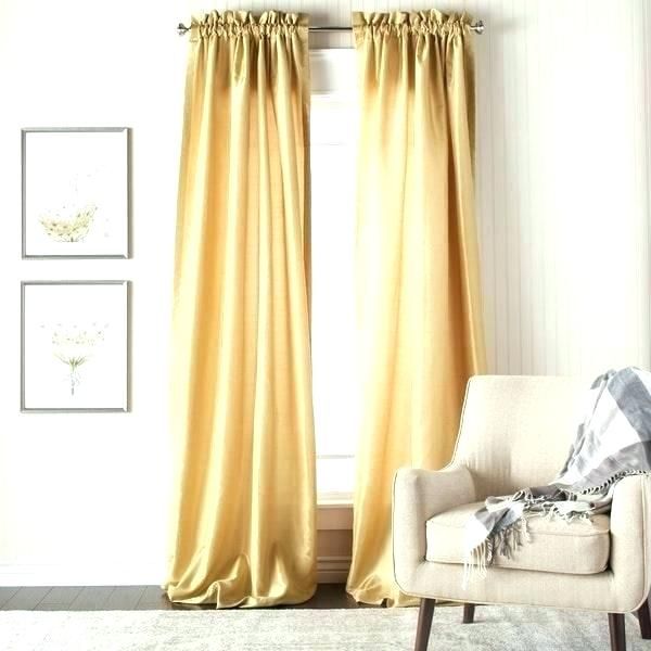 Yarn Dyed Faux Silk Single Curtain Panel Curtains Vintage With Flax Gold Vintage Faux Textured Silk Single Curtain Panels (Photo 22 of 50)